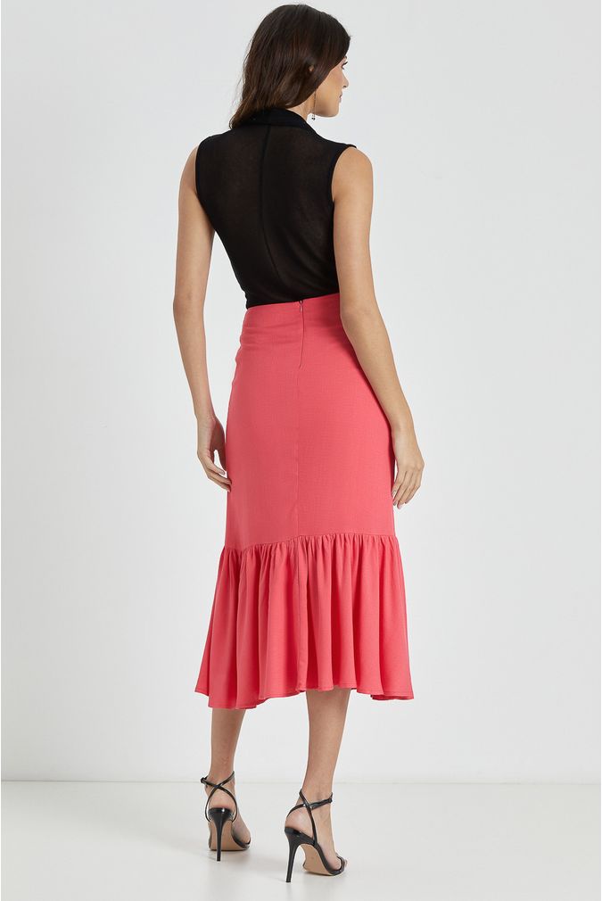 saia midi pink